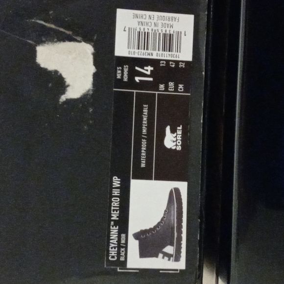 BRAND NEW SOREL CHEYANNE METRO HI WP - Picture 16 of 16